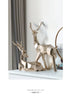 Scandinavian White Deer Figurine