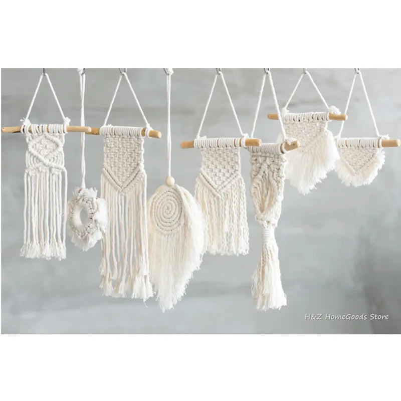 Bohemian Wall Hanging Hand-woven Tapestry Macrame