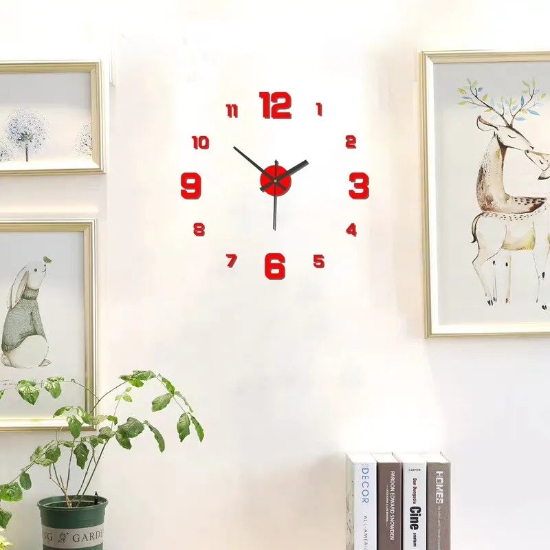 DIY Frameless Wall Clock