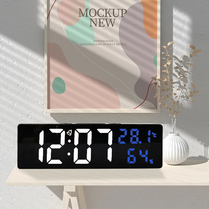 9 Inch Large Smart Digital Wall Clock