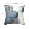 Blue Gray Abstract Pillow Cover