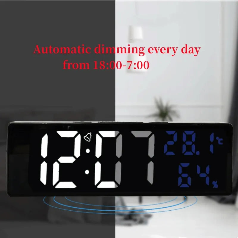 9 Inch Large Smart Digital Wall Clock