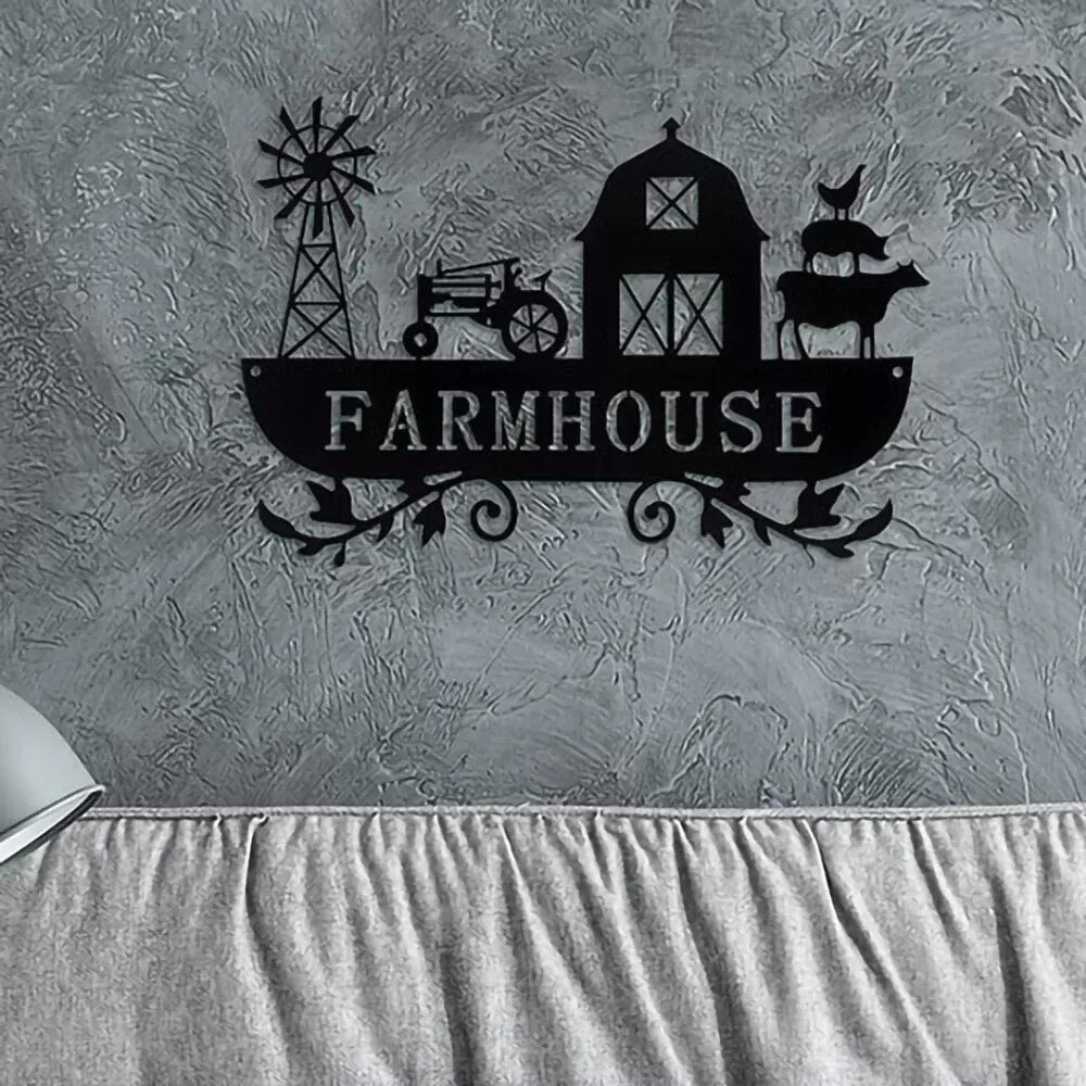 Farmhouse Metal Wall Decor