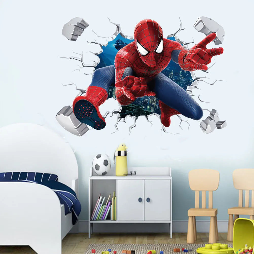 Marvel Superhero 3D Wall Stickers