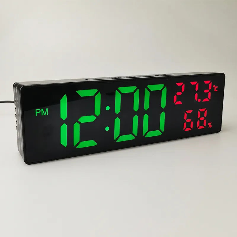 9 Inch Large Smart Digital Wall Clock