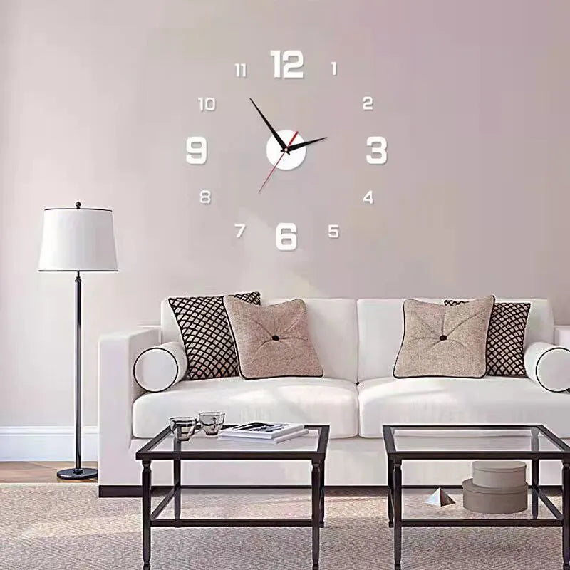 DIY Frameless Wall Clock