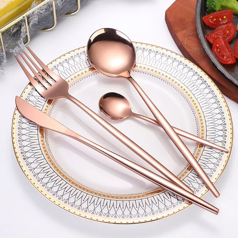 Stainless Steel Tableware Set