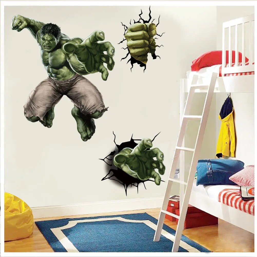 Marvel Superhero 3D Wall Stickers